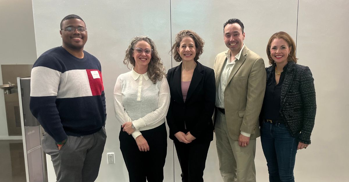 Austin Jefferson, Alyssa Katz, Sally Goldenberg, Nick Hirshon and Erin King Sweeney.